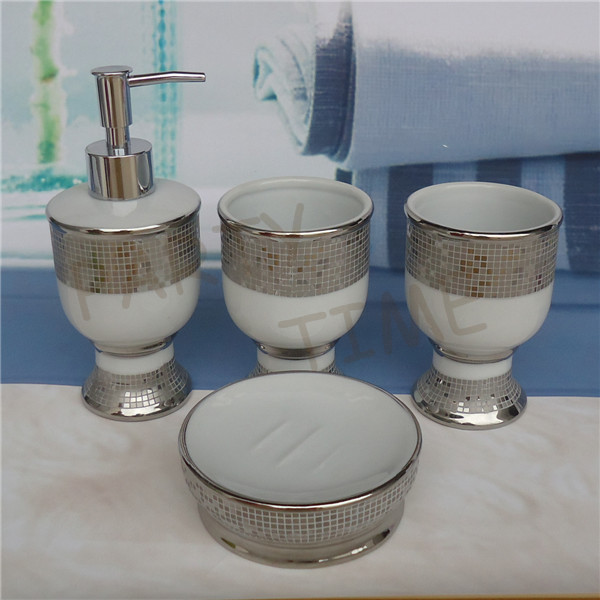   Ʈ, Ŀ  ȸ,  /Ceramic bathroom set, two tumblers for couple, electroplating design